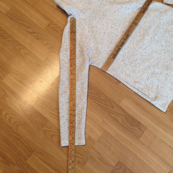 RBX Hoodie Sweatshirt Womens Medium Gray Heathered Cowl Neck Long Sleeve - Picture 3 of 7